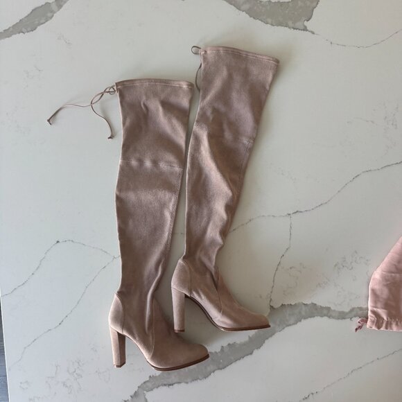 NWOT STUART WEITZMAN Highland Over-The-Knee Suede Boots - Picture 3 of 4